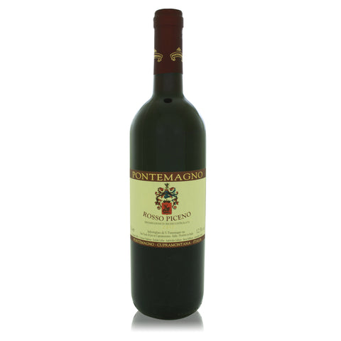 bottiglia 75 cl. vino rosso piceno doc pontemagno cupramontana  marcheinbottiglia.it